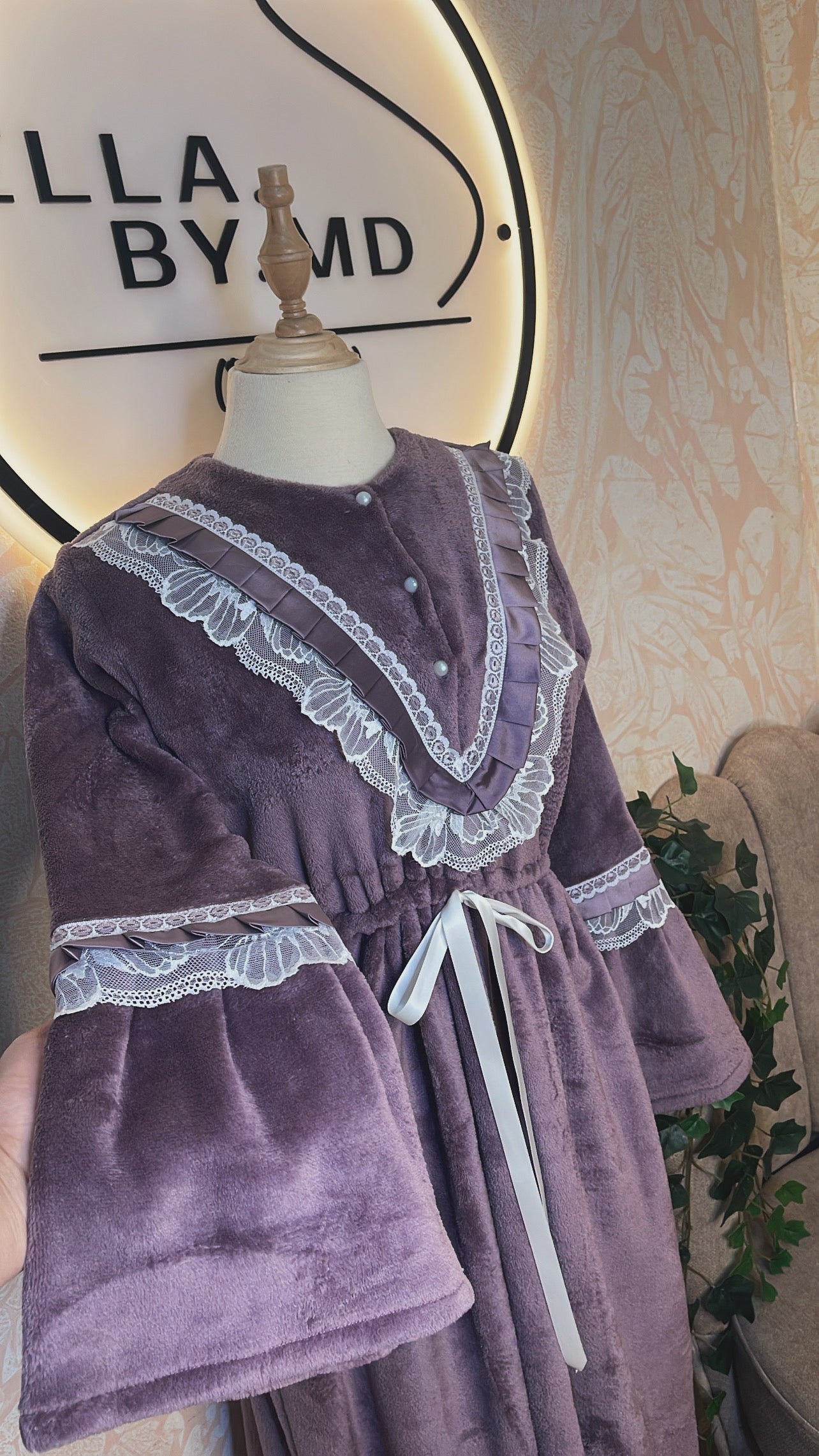 كسوة بيجامة شتوية/بنفسجي / Robe Pyjama Violet