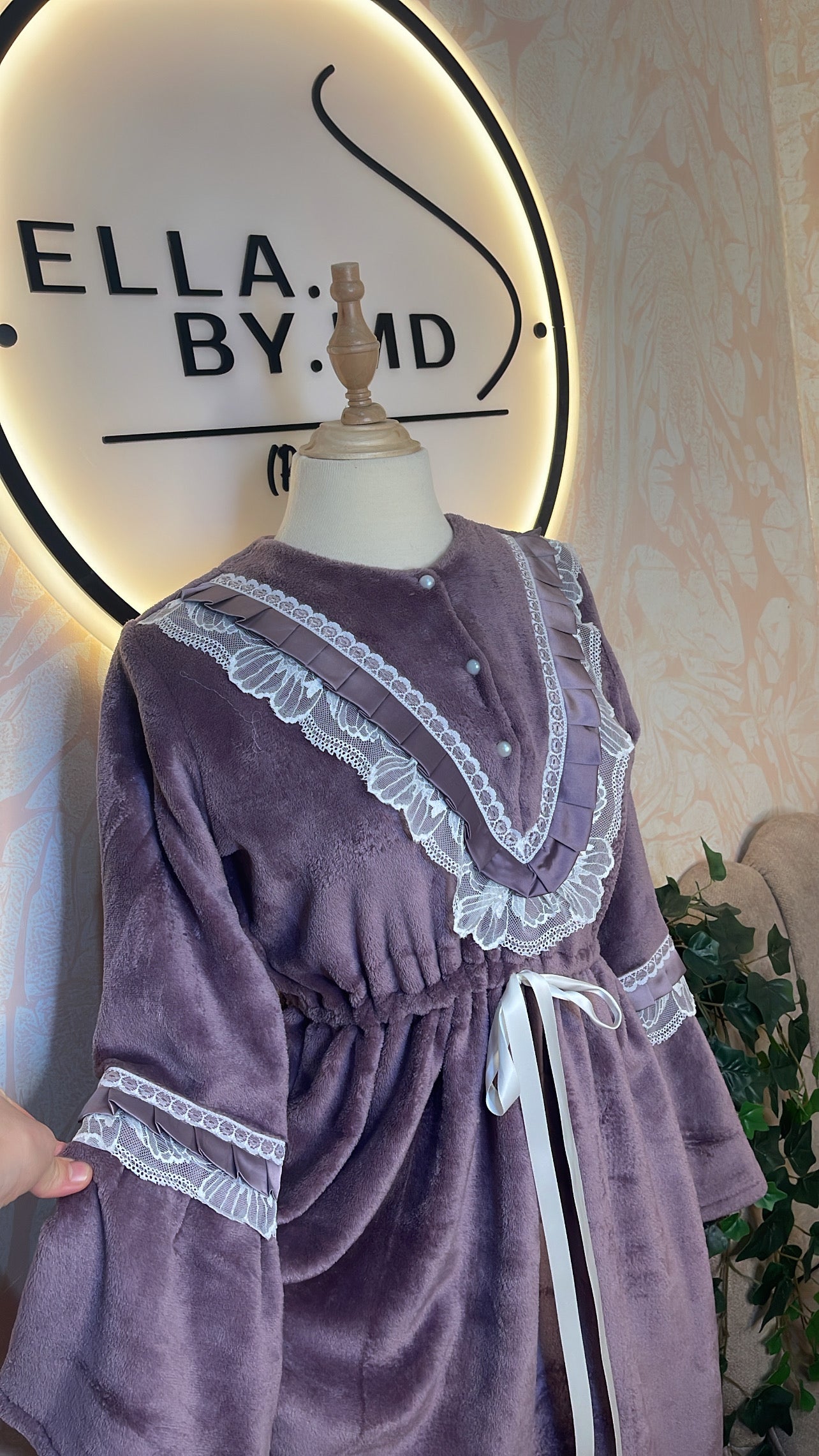 كسوة بيجامة شتوية/بنفسجي / Robe Pyjama Violet
